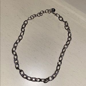 Stella & Dot silver link necklace